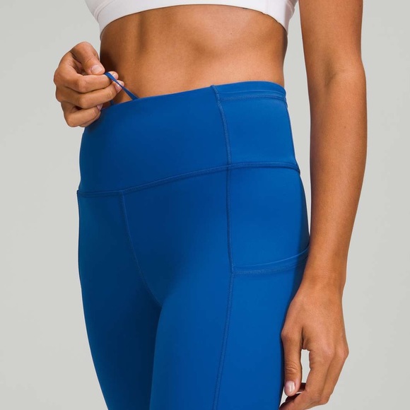 NWT Lululemon Fast and Free High-Rise Tight 25" In Symphony Blue - Picture 4 of 11